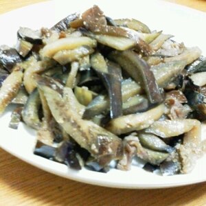 簡単！シンプルなナスとひき肉のピリ辛炒め♪